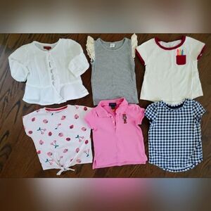 Girls warm weather tops and tees bundle
